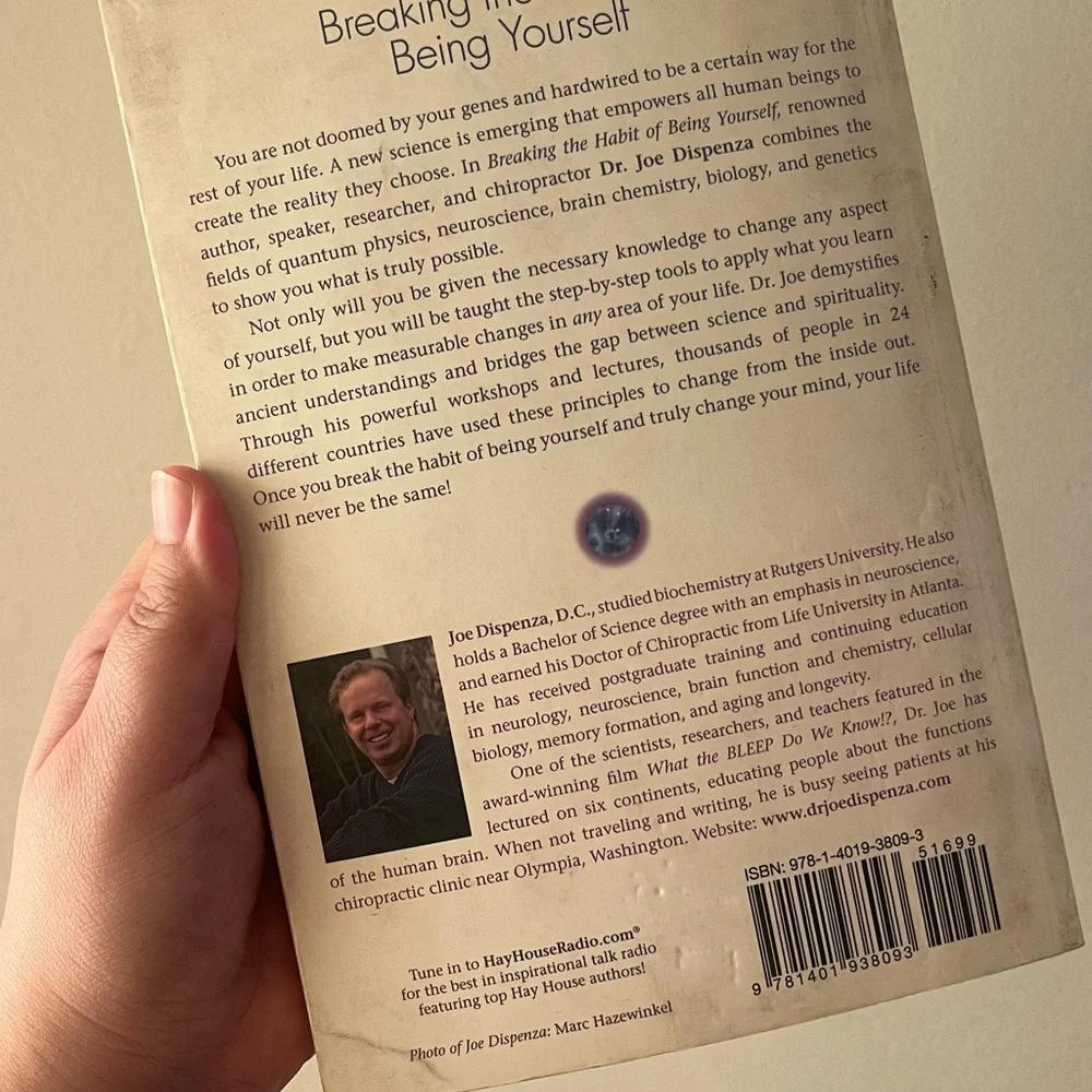 Breaking the Habit of Being Yourself Book Dr Joe Dispenza